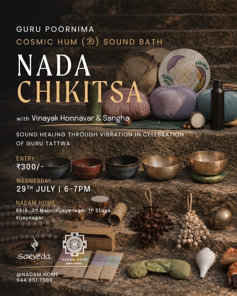 Nada Chikitsa — Cosmic Hum Sound Bath with Vinayak Honnavar & Sangha