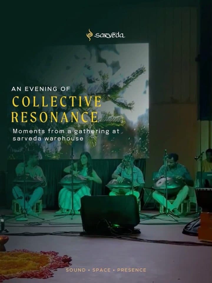 An Evening of Collective Resonance — gathering at Sarveda warehouse