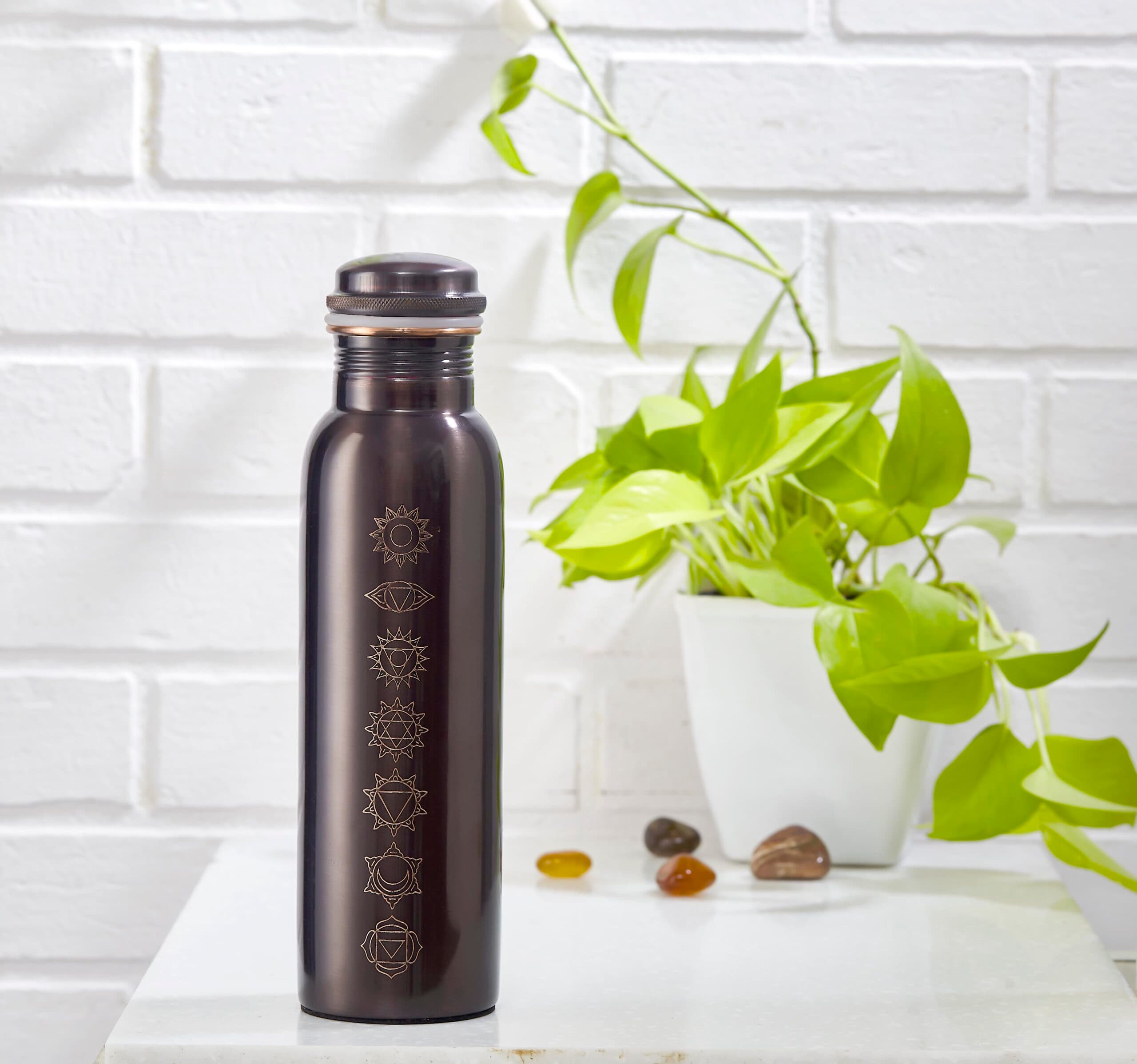 7 Chakras - Vintage Copper Bottles