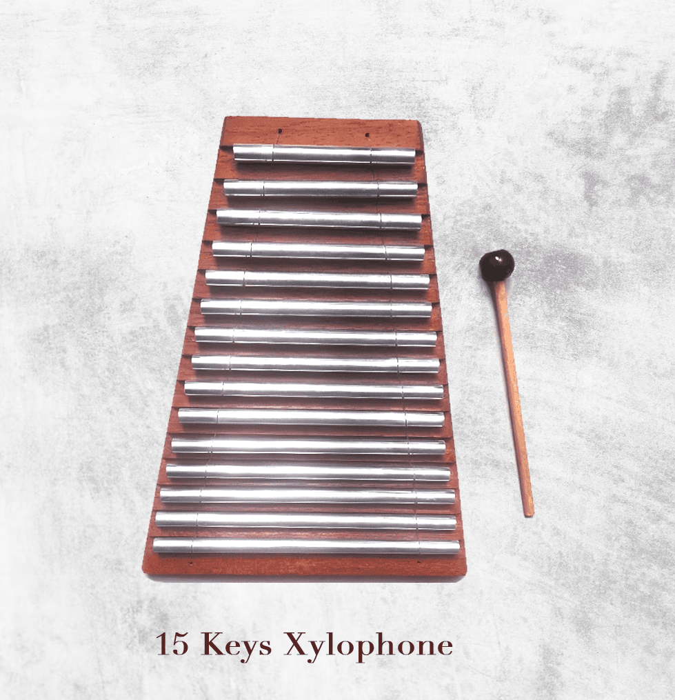 Teak Wood - Stainless Steel Xylophone