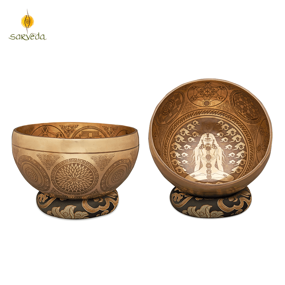 Etched Handmade Singing Bowls