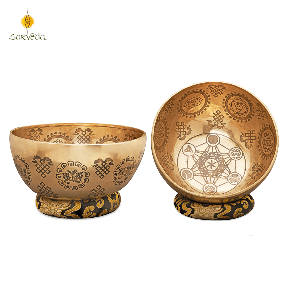 Etched Handmade Singing Bowls