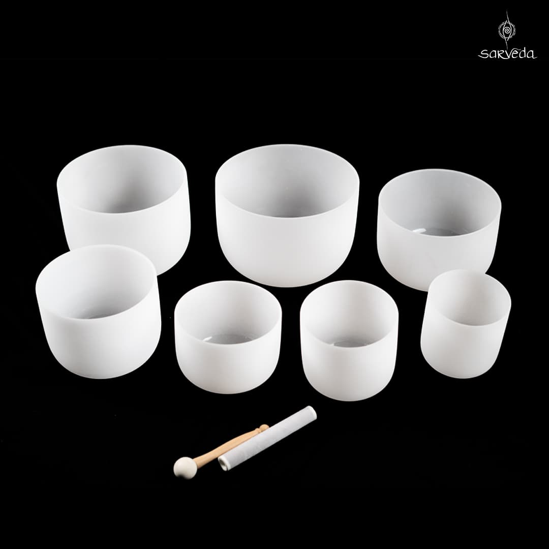 Crystal Bowls - Set of 7