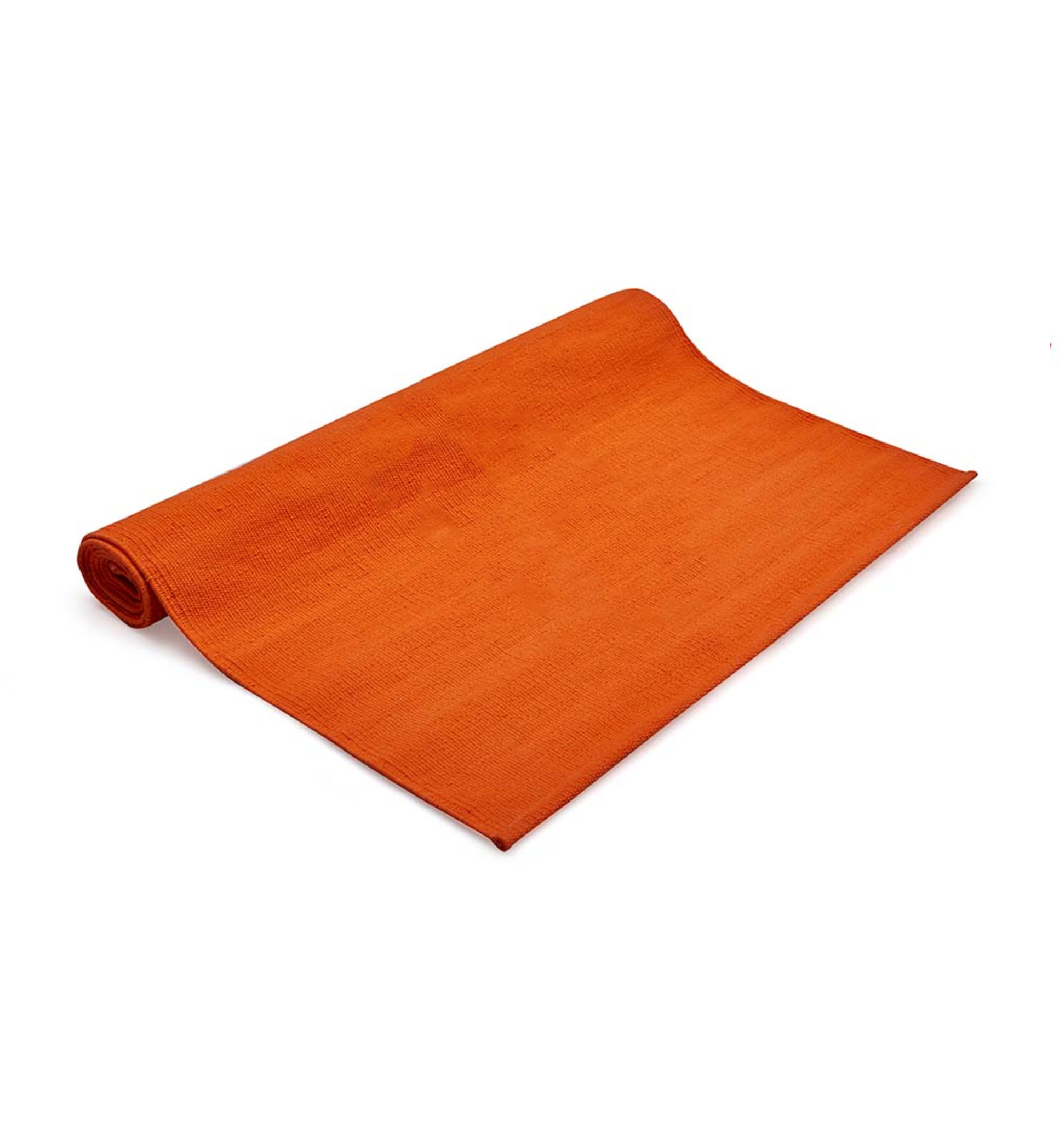 Natural Cotton Yoga Mat with Natural Rubber Grip Plain Sarveda